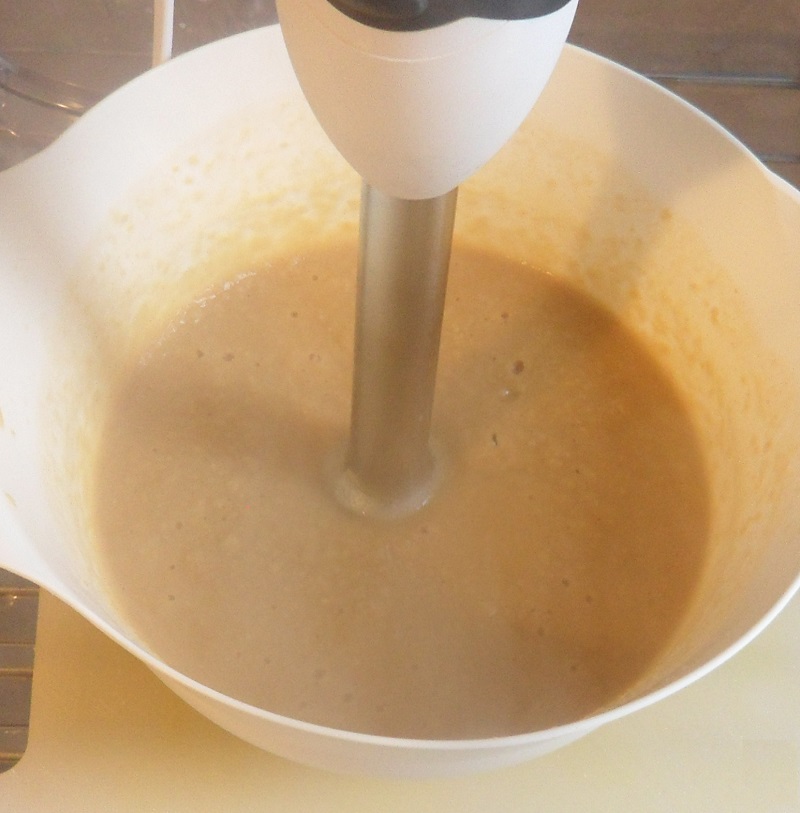 blend some chickpeas for the italian chickpea and pasta soup