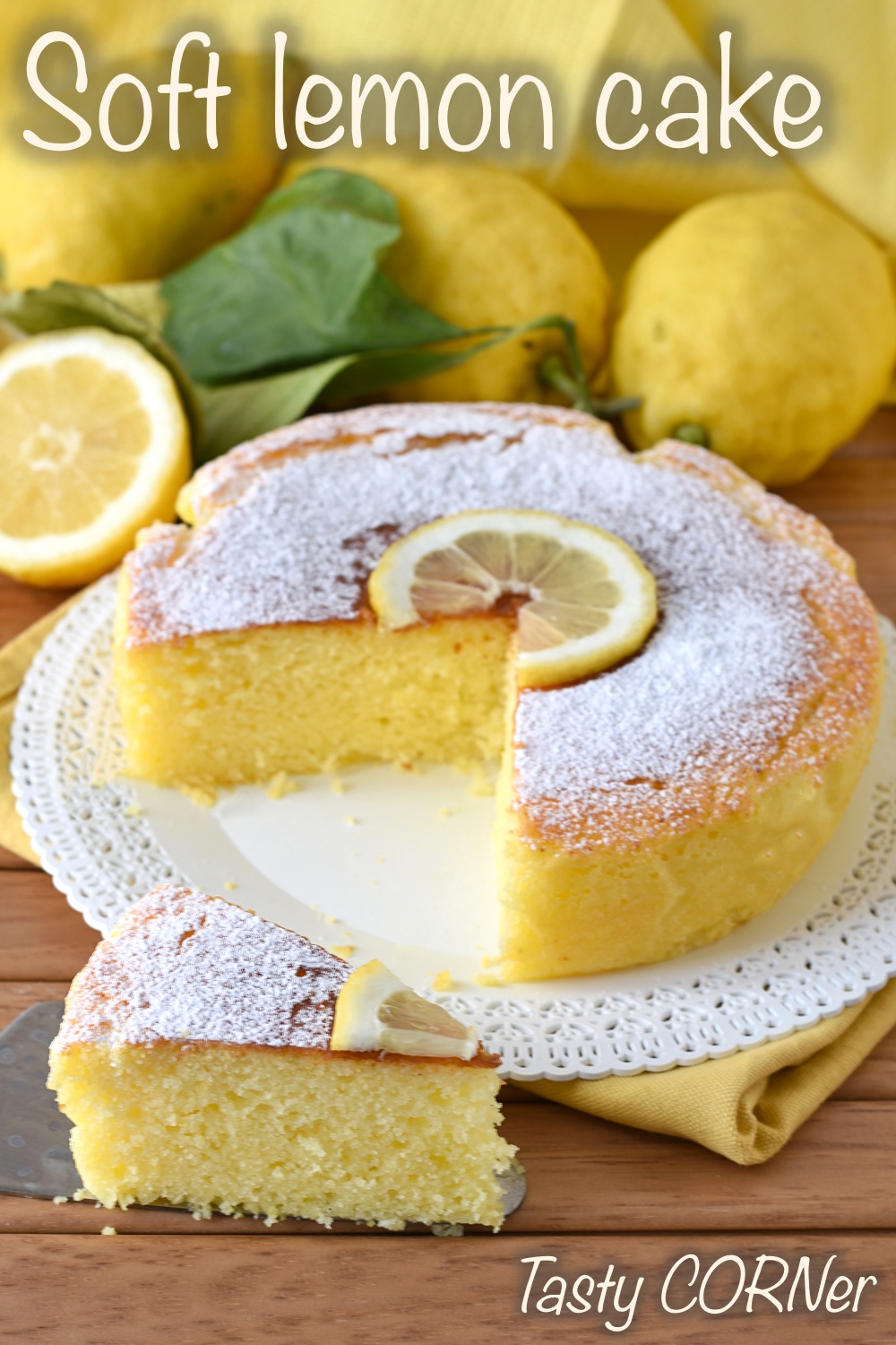 en_v_ soft lemon cake easy moist recipe sponge cake with cream cheese by tastycorner