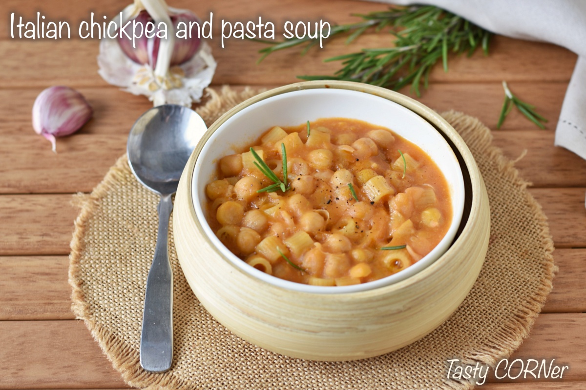 italian chickpea and pasta soup authentic classic recipe stick and creamy by tatsycorner