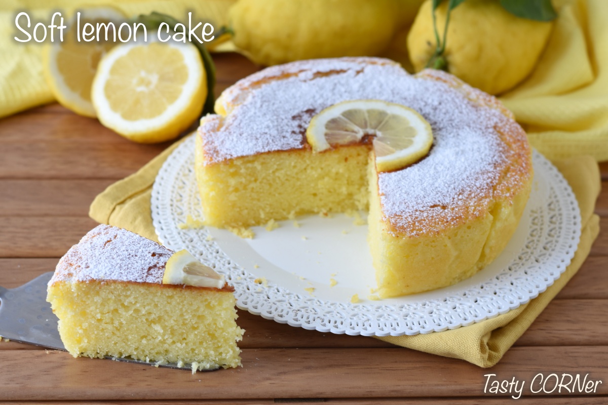 soft lemon cake easy moist recipe sponge cake with cream cheese by tastycorner