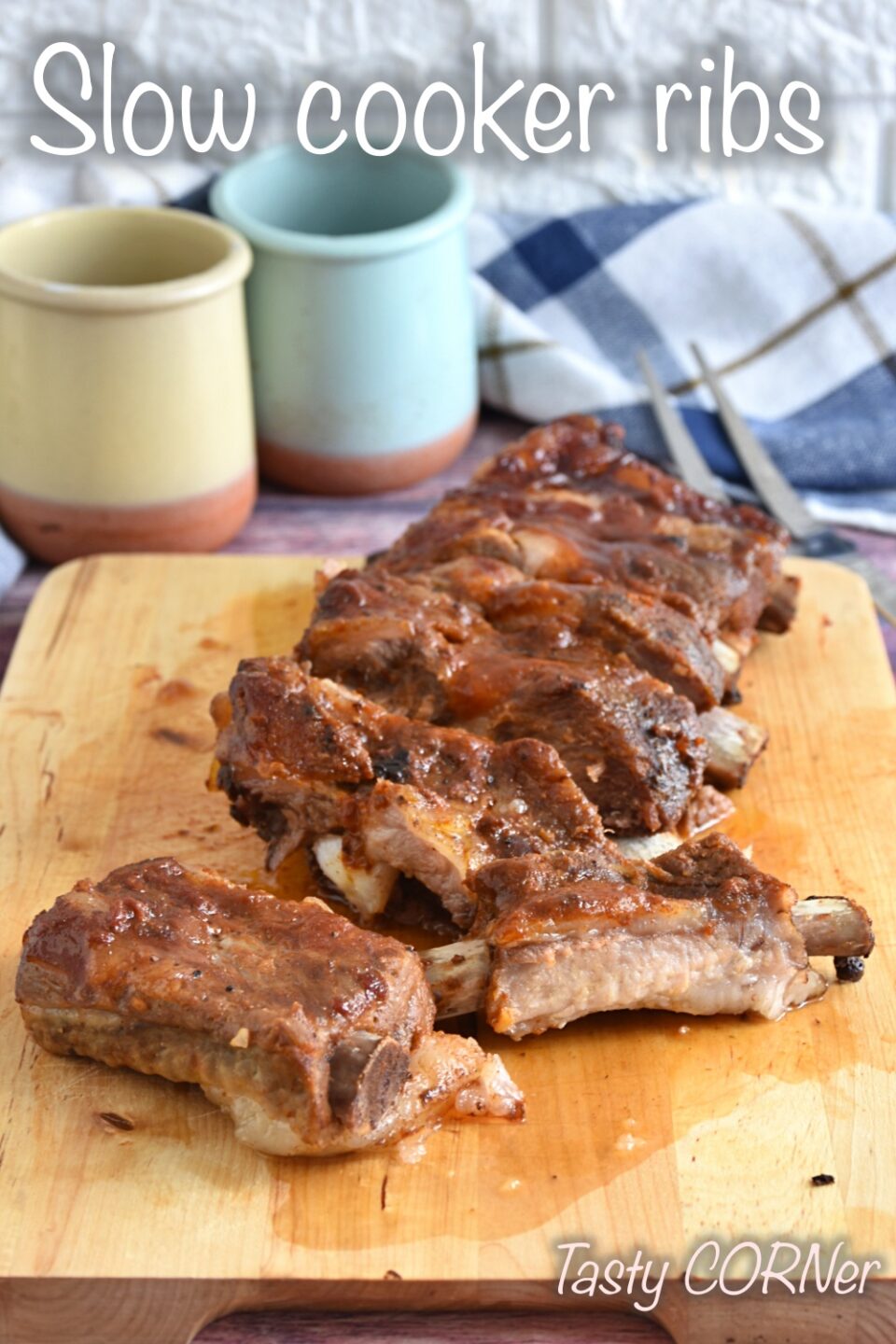 en_v_ slow cooker ribs easy one pot recipe for meat that come off the bones perfectly