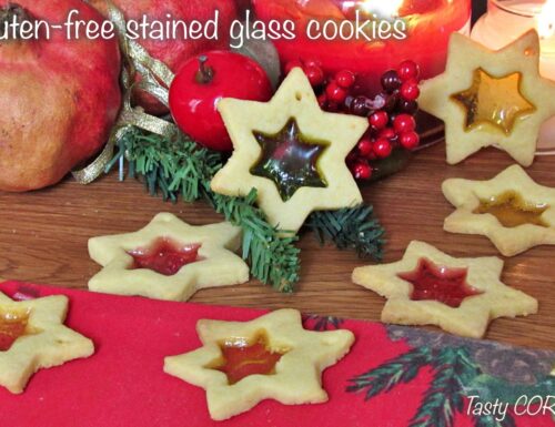 Gluten-free stained glass cookies