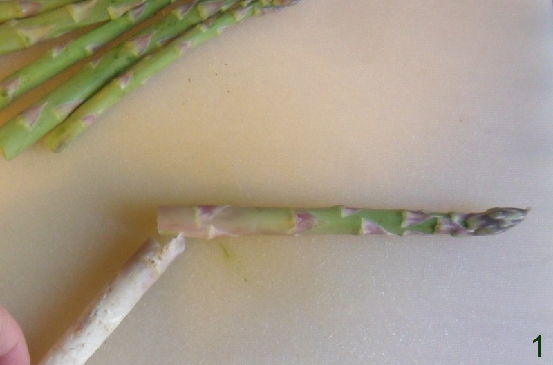 how to clean asparagus for risotto