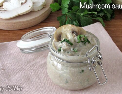 Easy and creamy mushroom sauce