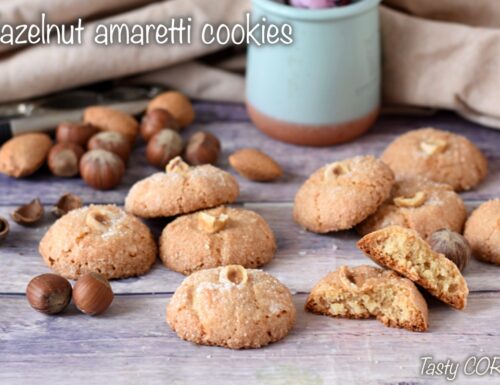 Hazelnut amaretti cookies