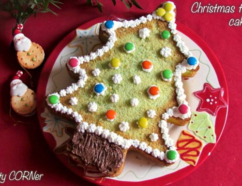 Easy Christmas tree cake