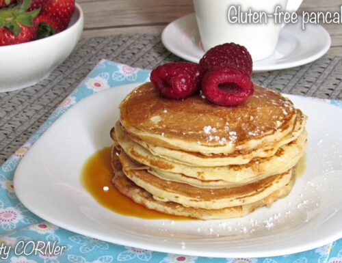 Gluten-free pancakes with dairy-free option