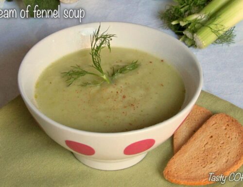Cream of fennel soup