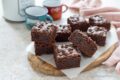 Fudgy brownies with chocolate chips