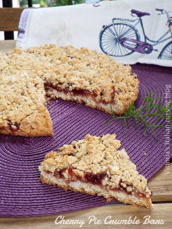 Cherry Pie Crumble Bars